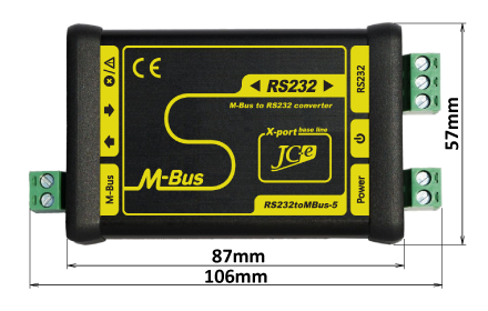 RS232toMBus-5 - RS232 to M-Bus communication converter