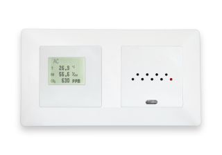 Interior CO2, temperature and humidity sensors