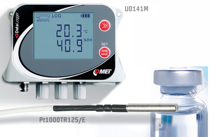 IoT Wireless Temperature Datalogger for 4 external probes, with built-in GSM modem