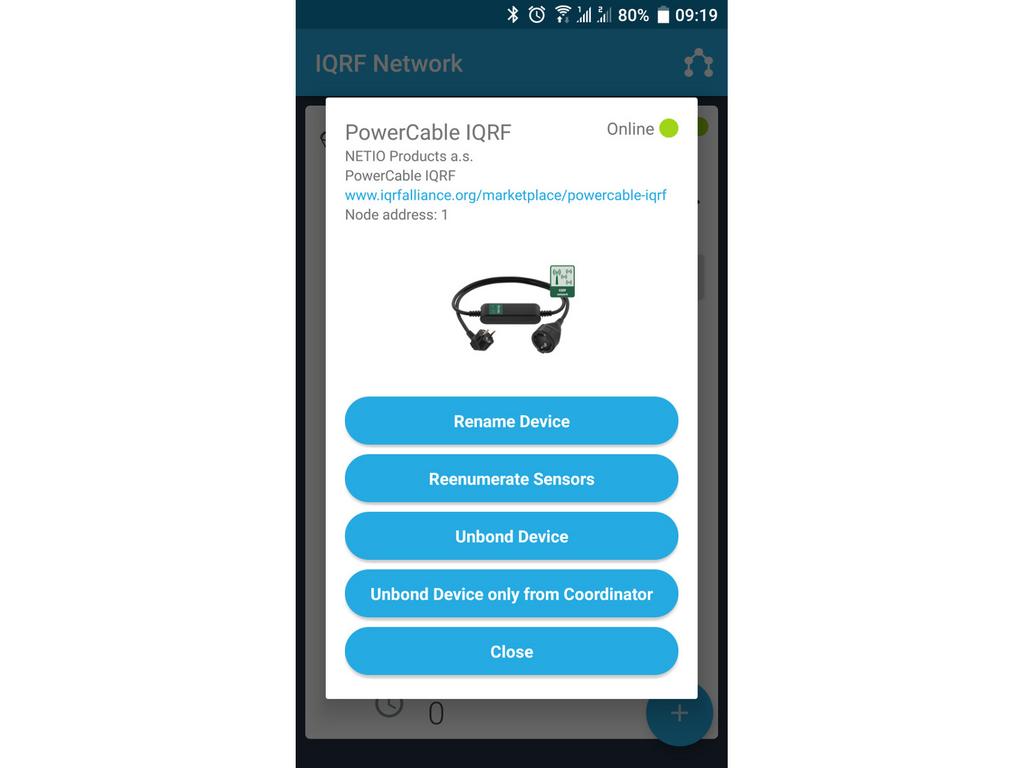 NETIO PowerCable IQRF 901x